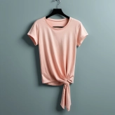 Knot Front T Shirt Wholesaler In Bangladesh